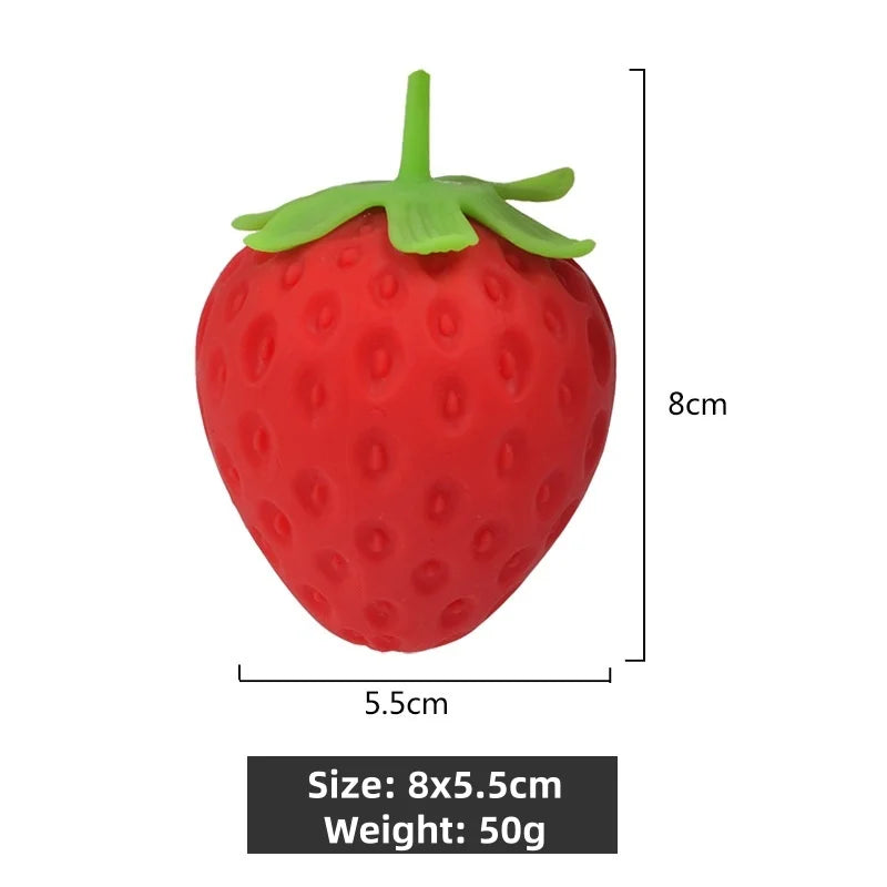 Fruit Squishy Stress Relief Toy | Soft Sensory Fidget Toy Set
